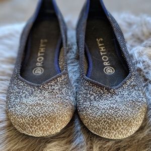 Rothy's The Flat Metallic Smoke *limited edition*